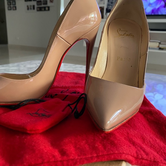 Christian Louboutin So Kate 120 Patent Nude - Picture 2 of 4